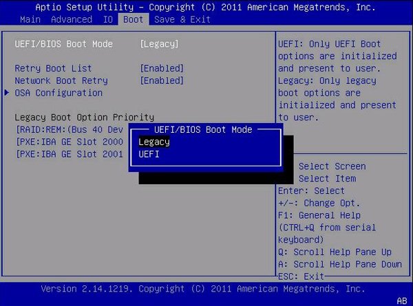 Checking BIOS/UEFI Settings